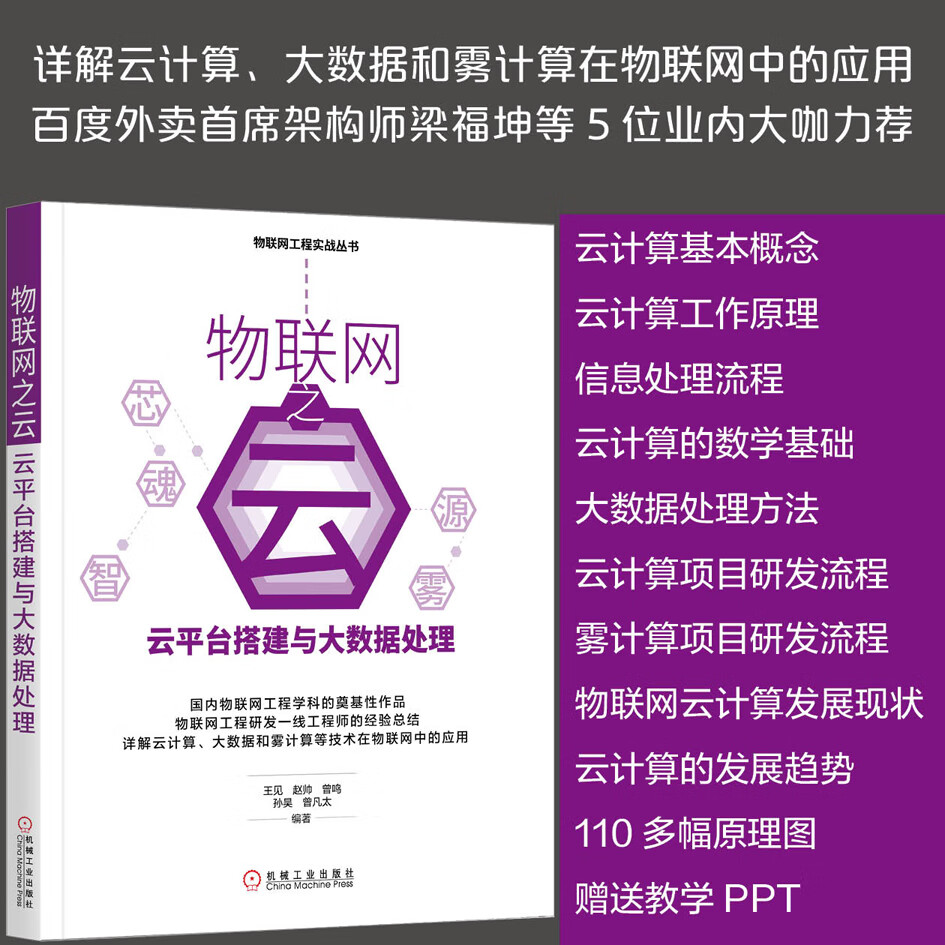 物联网之云：云平台搭建与大数据处理详情图