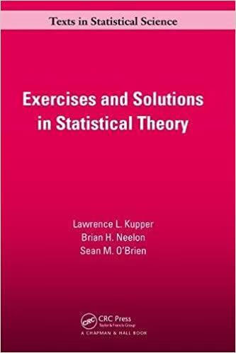 统计理论中的练习和解决方案 exercises and solutions in statis