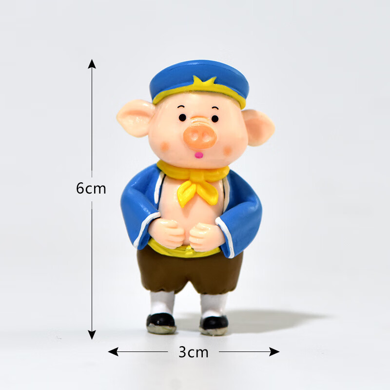 集物一册元旦礼物西游记师徒五人微摆件孙悟空唐僧猪八戒沙僧白龙马摆件 西游记小摆件师徒5个 礼盒装+灯串