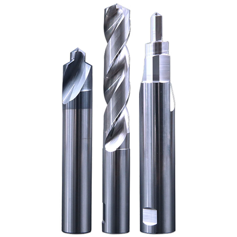钻铰刀硬质合金钨钢机用螺旋直槽台阶成型钢用铝用钻铰一体刀定做