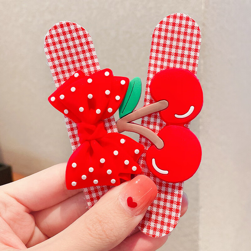 览日鸟儿童卡通魔术贴发饰可爱宝宝短款发帖粘碎发神器小女孩刘海贴