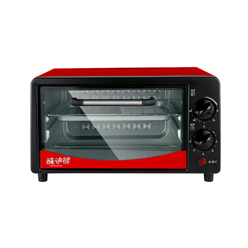 酷迪熊(kudixiong)电烤箱小型家用一机多能迷你小烤箱12l容量烘焙小型
