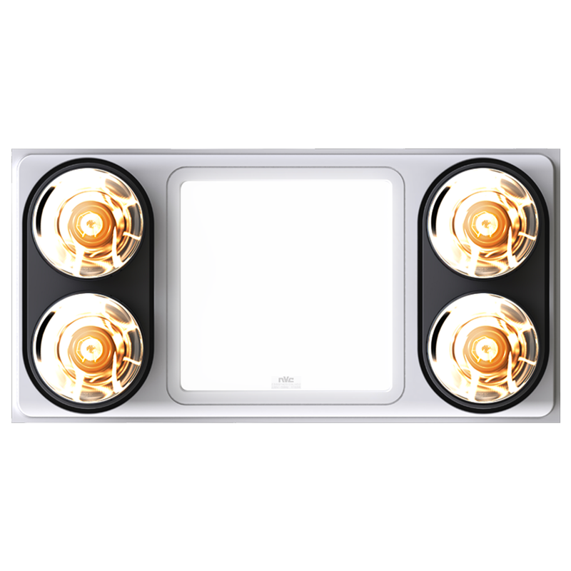 雷士照明(nvc)灯暖浴霸 多功能即开即暖照明换气取暖三合一 防爆防水