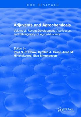 预订 adjuvants and agrochemicals: volume 2: rece