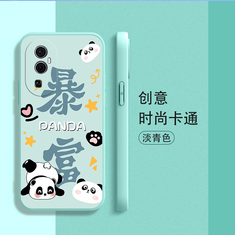 馨妍【厂家直发】OPPORENO10大吉大利OPPORENO10大吉大利全包边镜头保 草紫色【诸事顺利熊】升级防摔