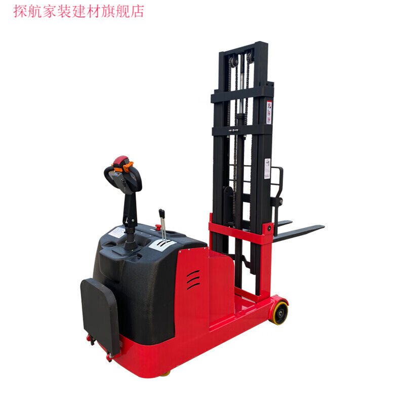 1吨无腿短轴距配重式全电动叉车堆高车升高液压装卸铲车 500公斤升高