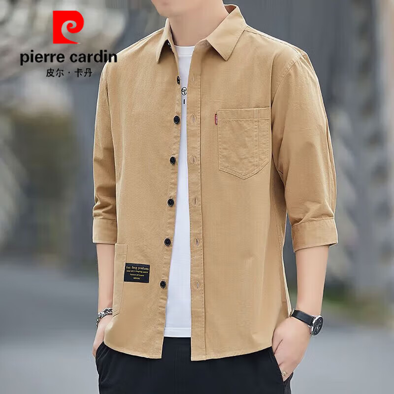 PLUS���ʣ�Ƥ��������pierre cardin����ڴ����̳�����ʿ���޿��ɰ��߷�����¹�װ������װ�����ļ��� 20315/T10����ɫ 3XL