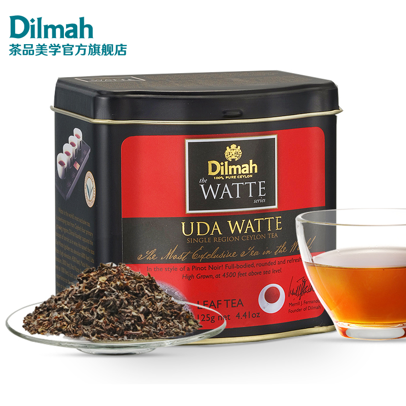 dilmah迪尔玛优塔瓦特红茶茶叶125g锡兰红茶原装进口斯里兰卡红茶