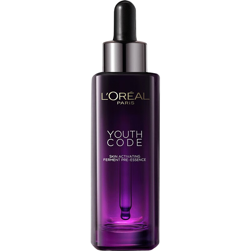 欧莱雅黑精华面部精华液4.0 50ml【抗皱紧致】补水保湿修复护肤品男女