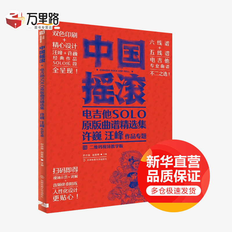 中国摇滚电吉他solo原版曲谱精选集 许