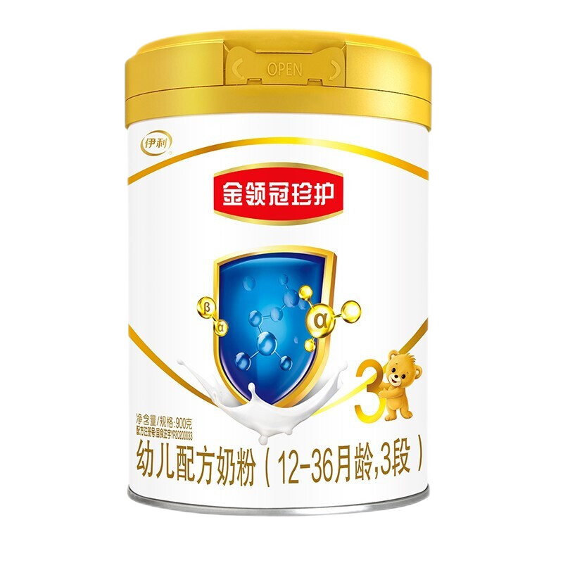 【302/罐再减120】伊利金领冠珍护系列幼儿配方奶粉：平衡品质与价格的不二选
