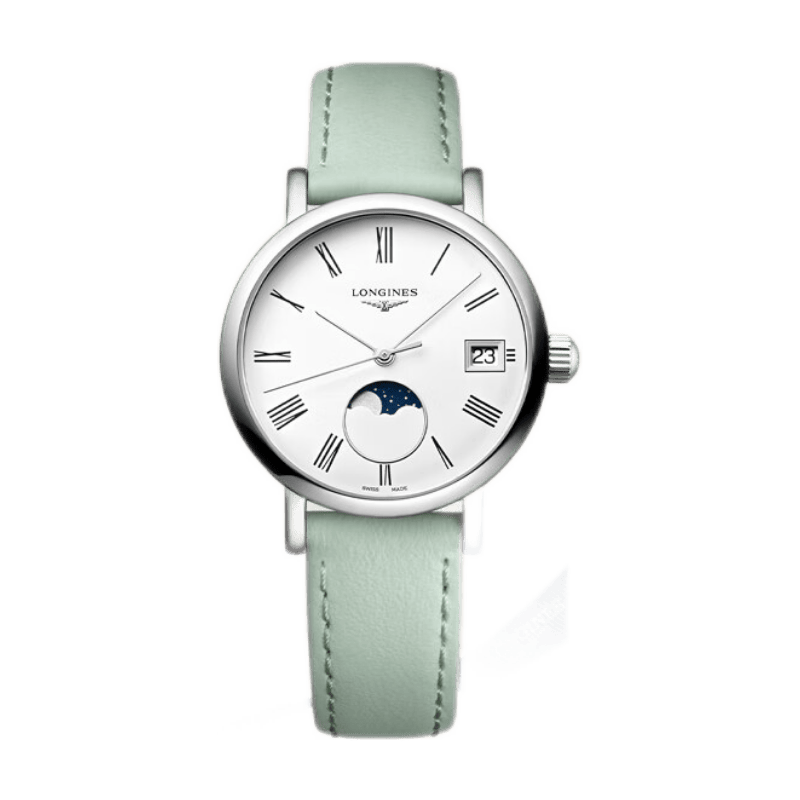 浪琴（LONGINES）瑞士手表 博雅系列 女士皮带石英表 L43304110