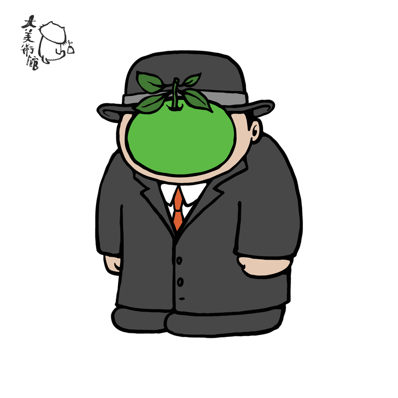 biggallery)大艺术家系列冰箱贴胸针可爱装饰磁吸两用送女生-人类之子