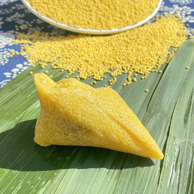 虎钢馋纯大黄米粽子芦苇叶粽子东北手工糯米粽端午节礼盒装豆沙粽蜜枣