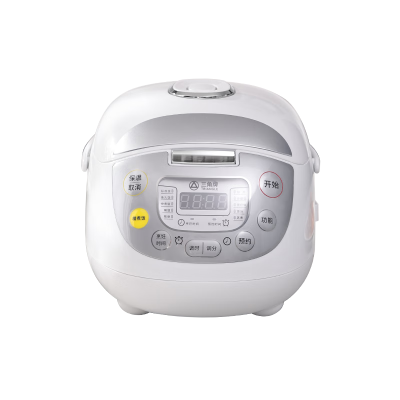 三角牌（Triangle）电饭煲电饭锅家用4升容量3~4人智能电饭煲多功能12小时预约微压煮饭锅DRC-8ESL002D