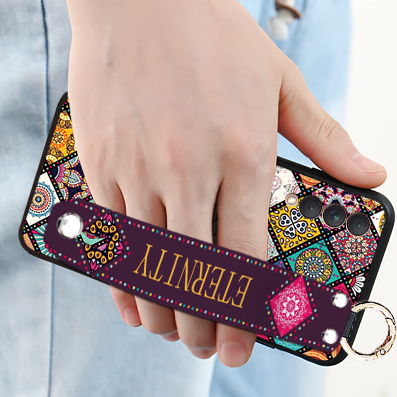 饰卓华为智选NZONE S7 Pro手机壳s7pro十全包nzones7pro+保护套软壳斜跨挂绳女 nzones7pro-炫彩方格