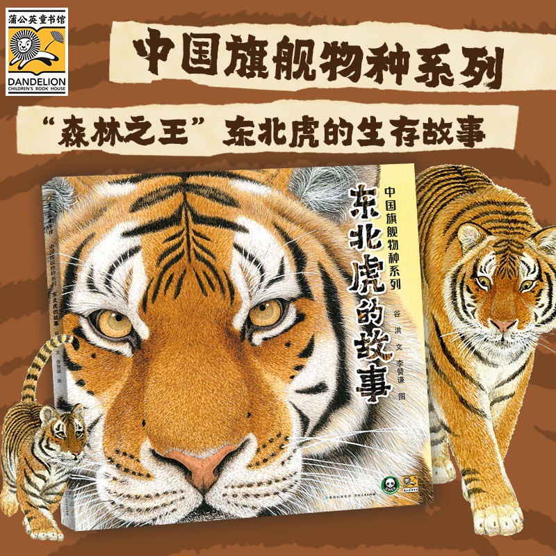 东北虎的故事 儿童绘本3-6-9岁自然动物科普童书小学生课外书阅读书籍