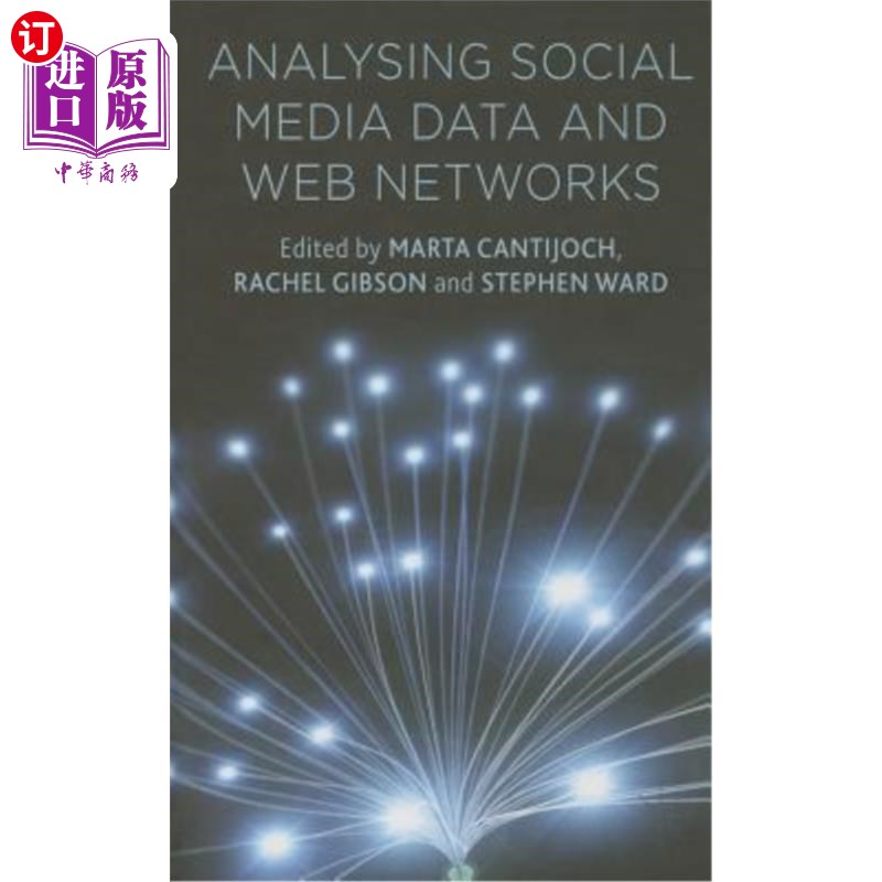 海外直订analyzing social media data and web networks 分析社交
