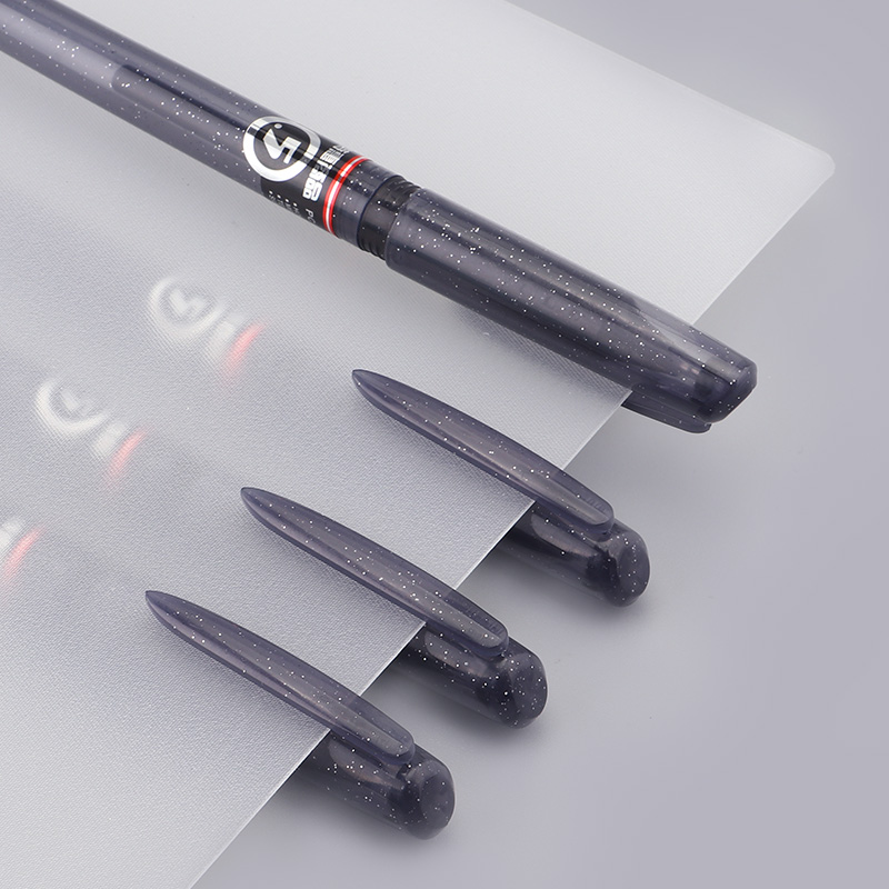 宝克(BAOKE)全针管中性笔 0.5mm黑色商务签字笔 学生考试水笔芯 刷题笔 学习办公用品文具 36支【实惠装】黑色 水笔 包邮