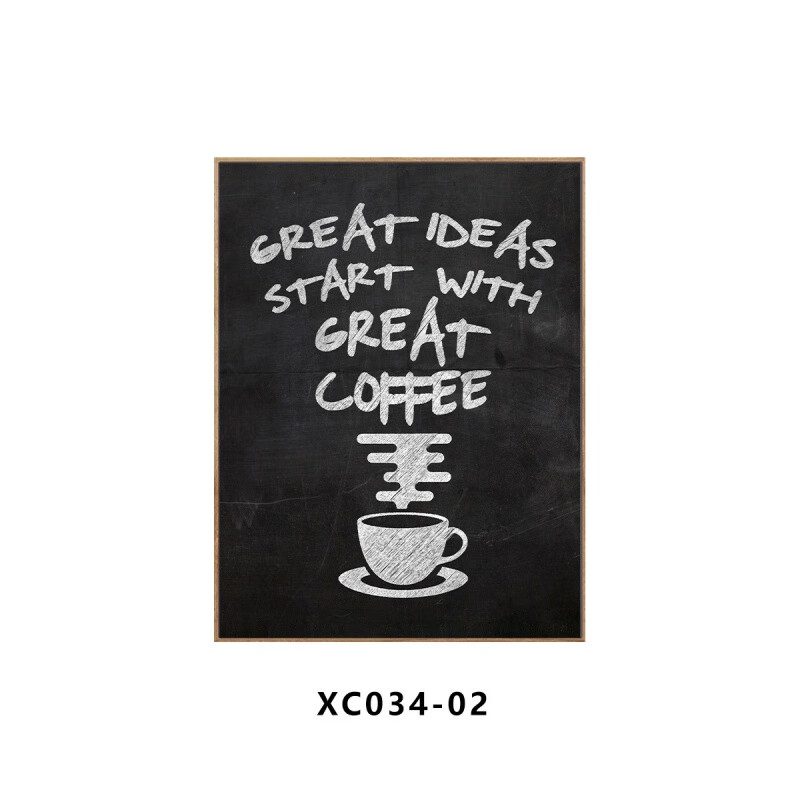 皓涛 咖啡厅装饰画工业风挂画美式复古黑板画西餐厅奶茶店背景墙面壁