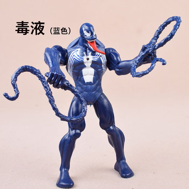 蜘蛛侠欧文5 毒液特工玩偶电影周边致命守护者玩具摆件 蓝色毒液一个