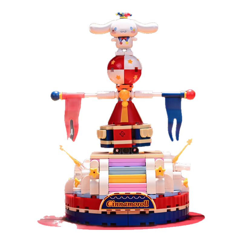 奇妙（keeppley）积木玩具小颗粒拼装hello kitty三丽鸥礼物 反转之巅K20825