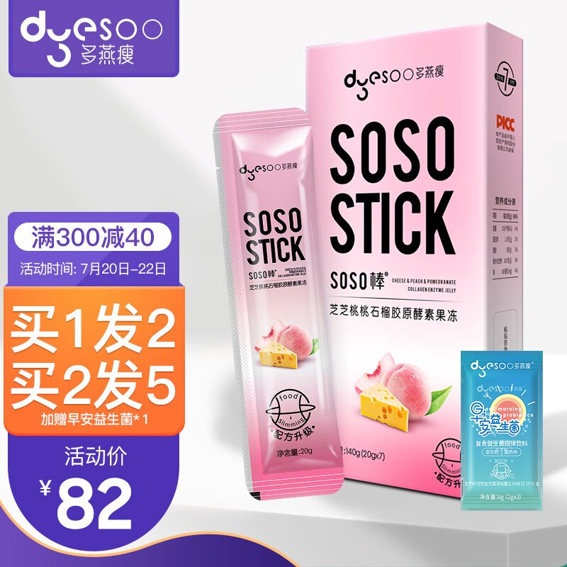 多燕瘦SOSO棒，酵素产品销量数据走势分析