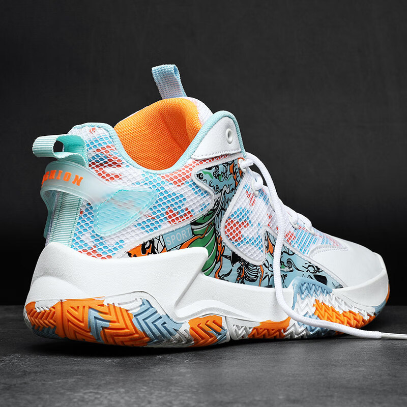 欧文8代7篮球鞋aj男鞋透气低帮青少年实战球鞋男网面子减震气垫6科比5