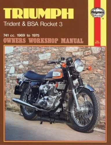 预订 Triumph Trident & BSA Rocket 3 (69 - 75) Haynes Repair Manual