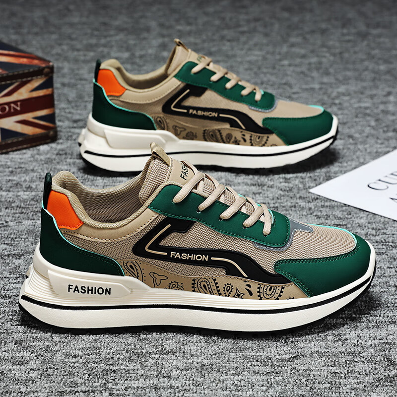 宇百伦男鞋子3637小码38码秋季百搭青少年初中学生跑步休闲运动潮鞋秋