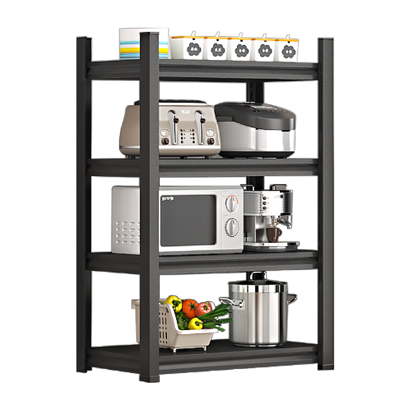 佳帮手厨房置用具物架落地多层微波炉收纳架子多功能烤箱锅架储物货柜