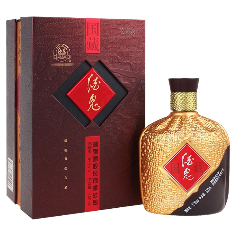 酒鬼(jiugui)陈年老酒 52°酒鬼 国藏酒鬼酒 (2012) 500ml*1瓶装