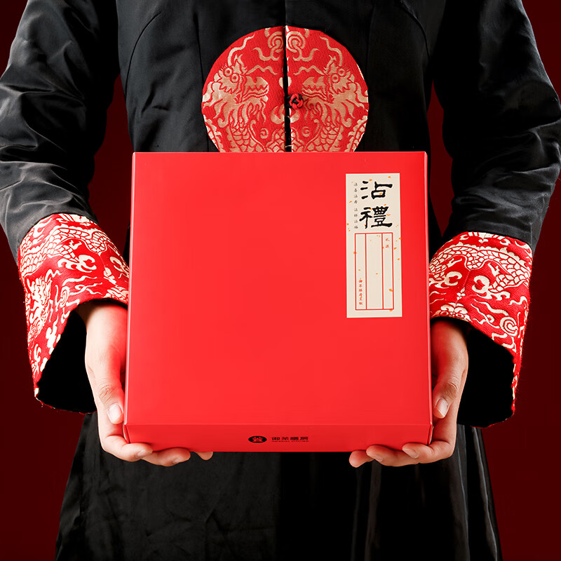 御茶膳房寿桃馒头礼盒老人生日祝寿糕点点心回礼小寿包舌尖上的中国面果儿吉祥果主图3