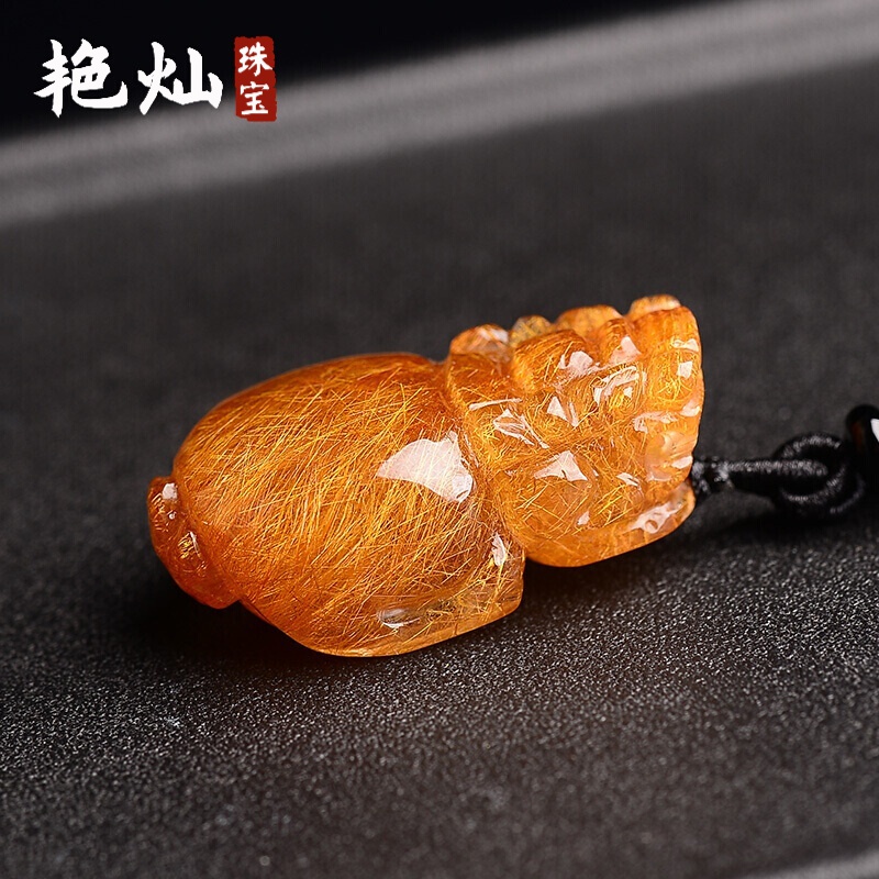 极品铜发晶貔貅项链(发晶貔貅吊坠的佩戴忌讳)