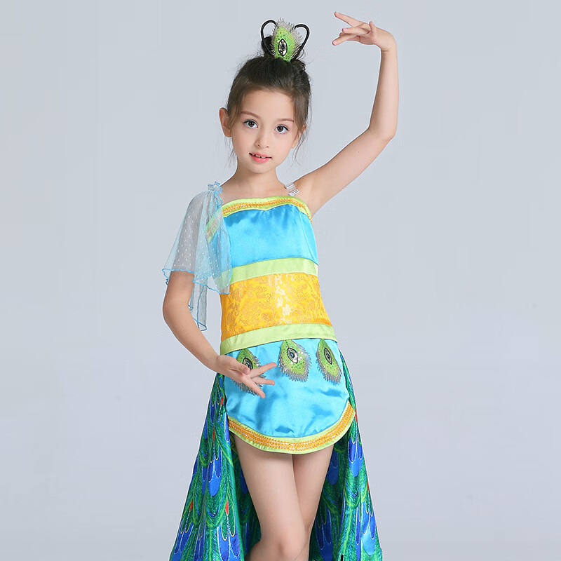 昂沐精灵梦叶罗丽公主裙 叶罗丽精灵梦齐娜叶罗丽蓝孔雀王墨菲灵白光