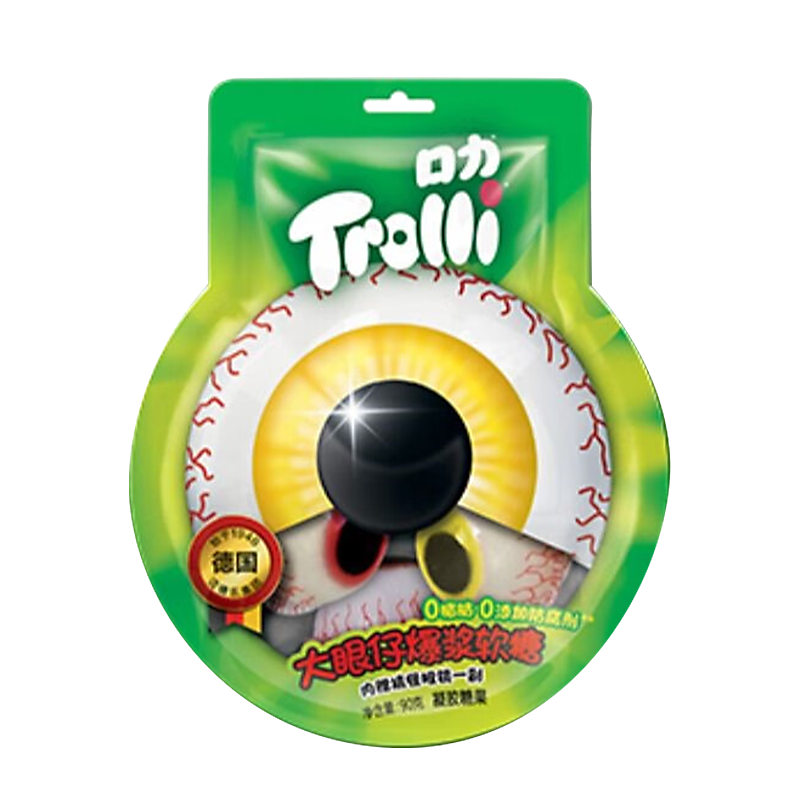 Trolli品牌-大眼仔爆浆软糖眼球造型90g价格走势、口感评测|糖果商品历史价格查询入口