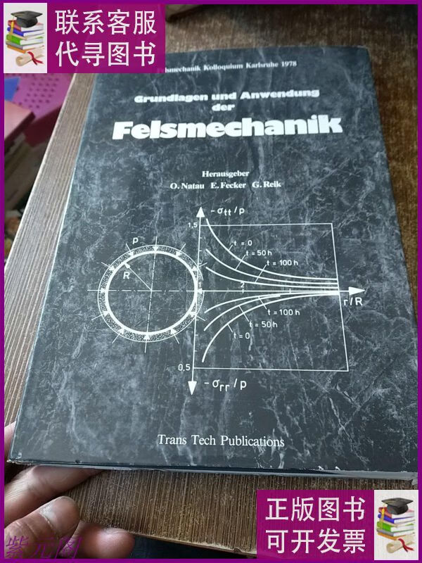 felsmechanik kolloquium karlsruhw 1978 版 实物拍图 现货磨角