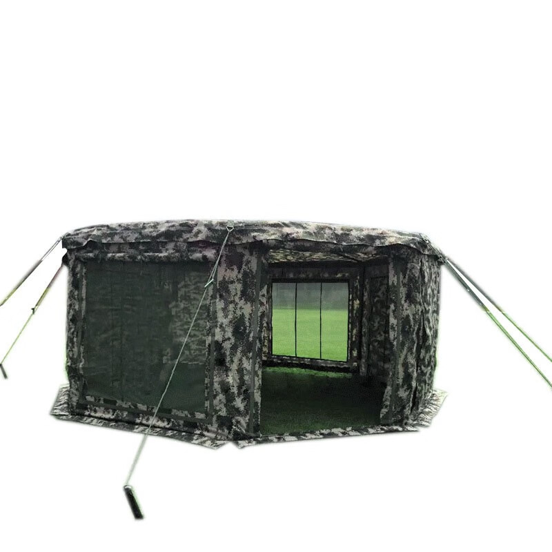 苑丘 苑丘 野营炊事车炊事八角围篷八角帐篷户外多人帐篷带纱窗多人