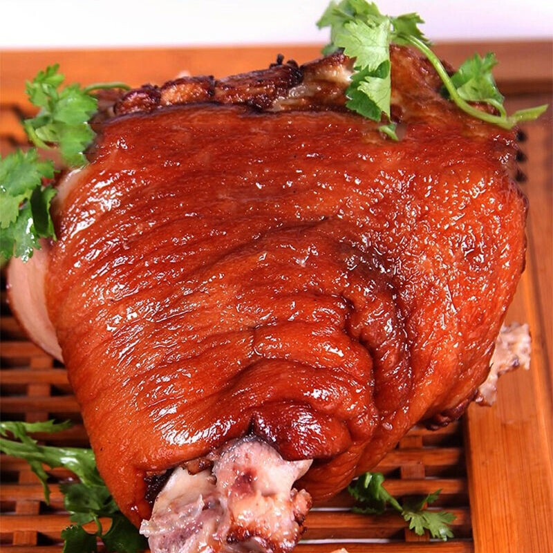 虎钢馋太康肘子整只大肘子五香猪蹄猪肉酱卤肘子蹄髈肉类真空即食熟