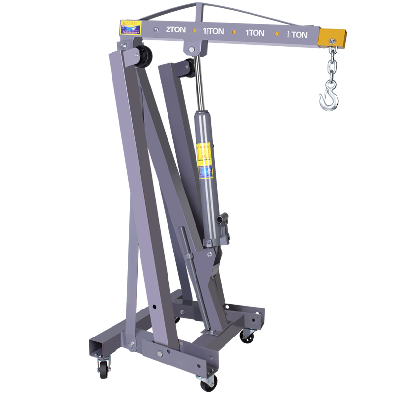 定制折叠小吊机液压汽车发动机吊架引擎起重吊机2吨3吨移动吊车千斤顶