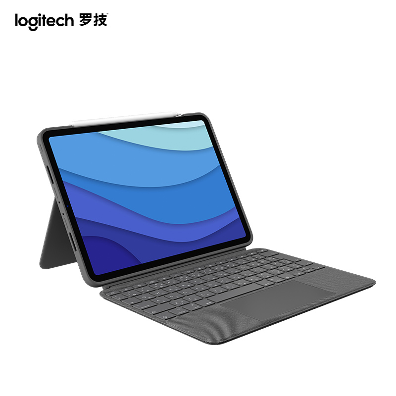 罗技（Logitech）ik1176 平板电脑键盘保护套 适用于11英寸iPad Pro(第一、二、三代)