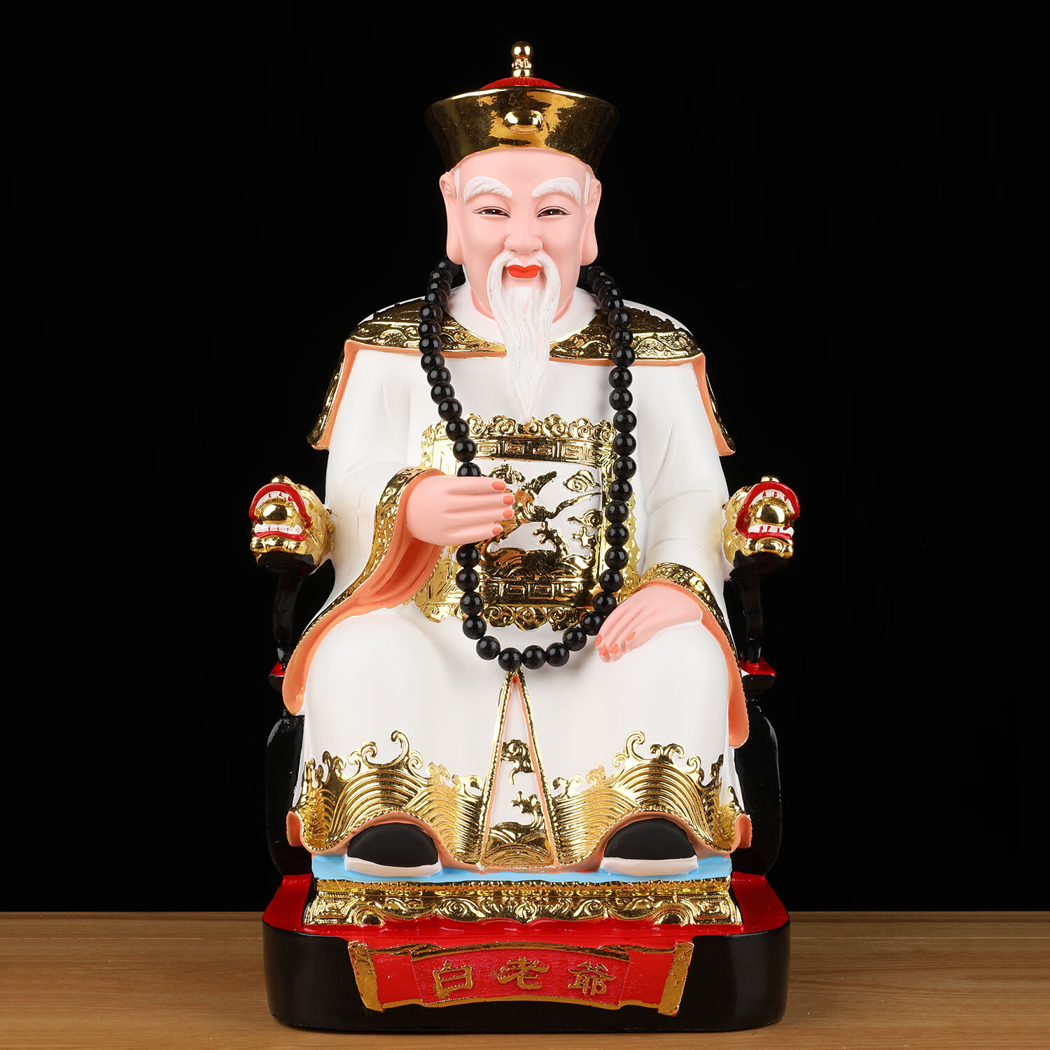 九宸府白老太太神像白家太爷太奶家用供奉白爷爷白奶奶像体真身树脂