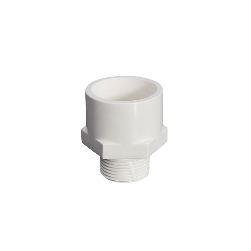 vosnp pvc给水管外牙直接 直通外丝接头 32 变6分外丝热熔
