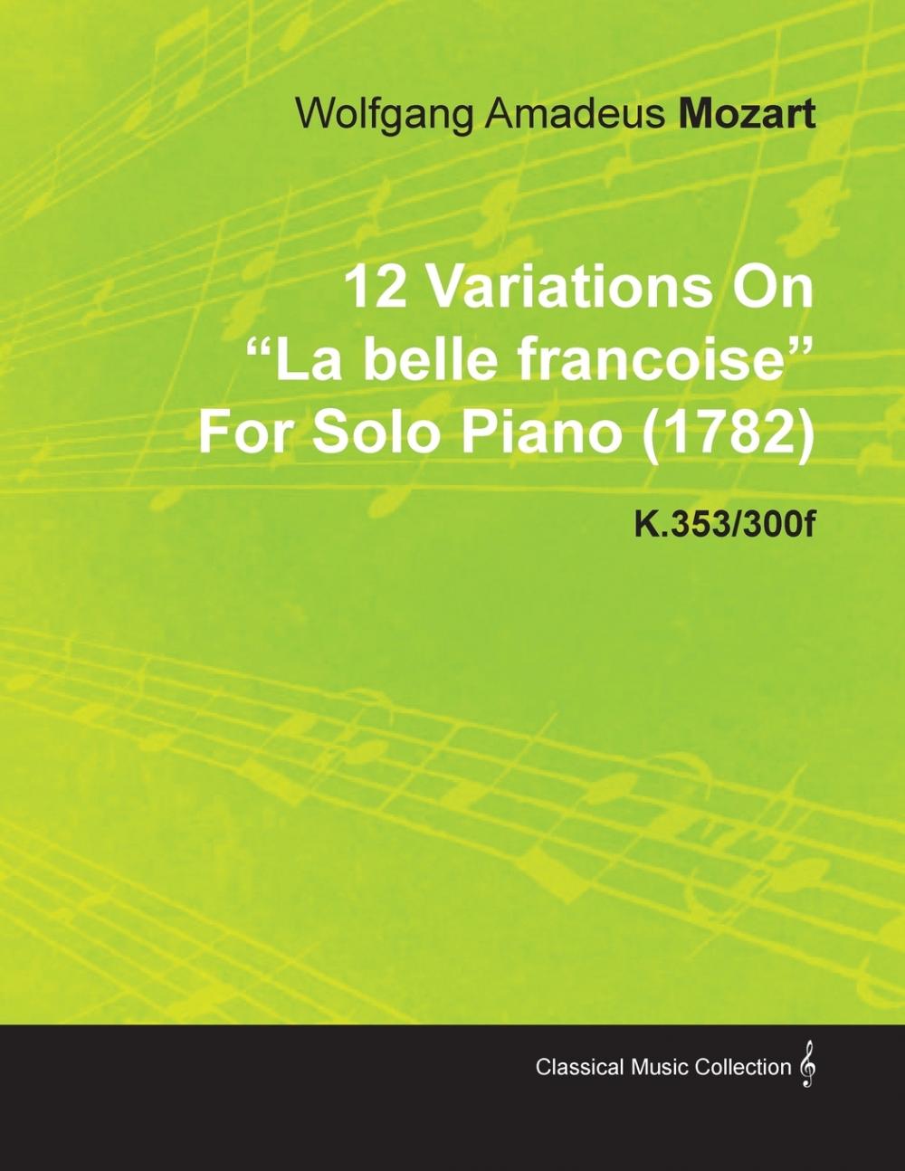 预售 按需印刷 12 variations on la belle francoise by wolfgang
