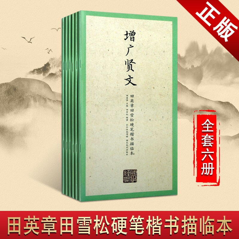田英章田雪松硬笔楷书描临本 钢笔硬笔书法