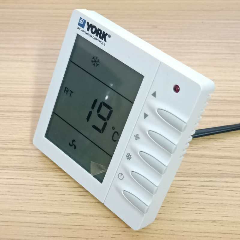 中央空调温控器液晶控制器三速开关风机盘管面板智能开关 约克空调