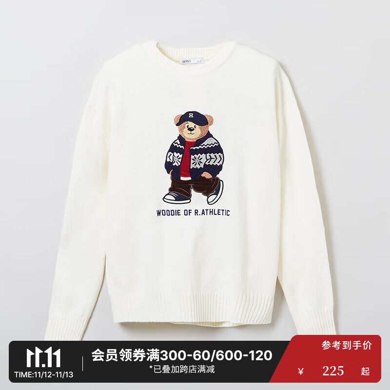 SPAO����ͬ��2024���ﶬ�¿��п���С�ܴ�����֯ë��SPKWE4TC41 ������ 180/100A/XL