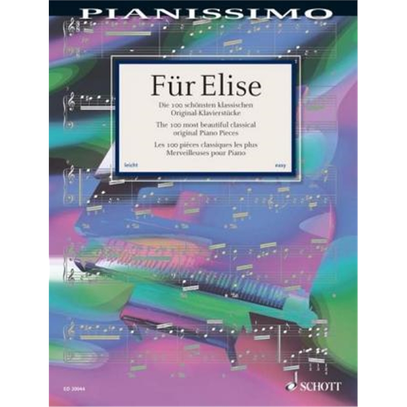 预订fur elise (100 most beautiful classical piano)
