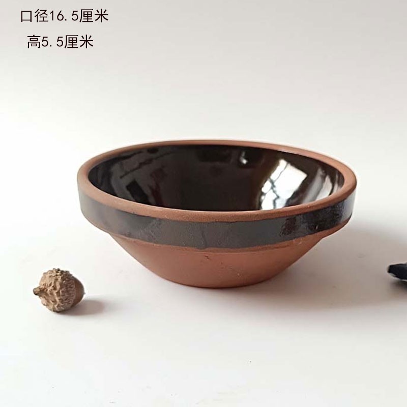 10个装古土碗仿古酒碗陶瓷碗紫砂米饭碗加厚蒸饭蒸菜碗扣肉碗蘸料小碗