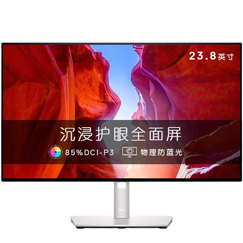 DELL 戴尔 U2419H 23.8英寸 IPS 显示器(1920×1080、60Hz、99％sRGB）